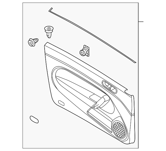 Door Trim Panel 5C1-867-012-BT-ICE
