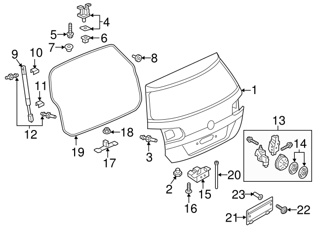 Hinge Cap 1K0-827-385