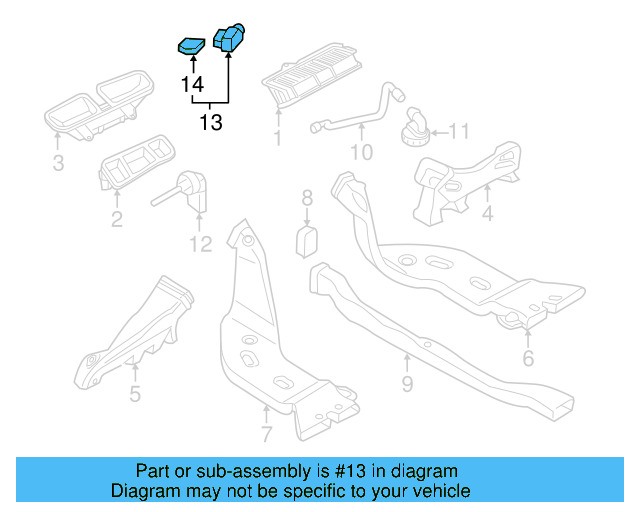 Rear Duct 5Q0-819-805-E - View 25