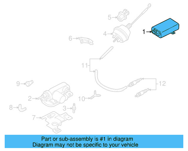 Control Module 1H0-907-305 - View 6