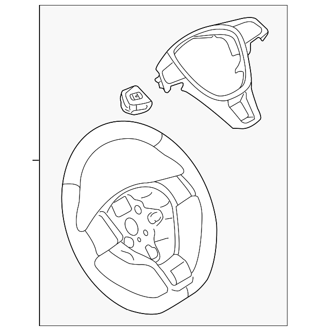 Steering Wheel 5GM-419-091-BQ-APX