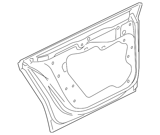 Door Shell 3C8-833-056-E - View 4