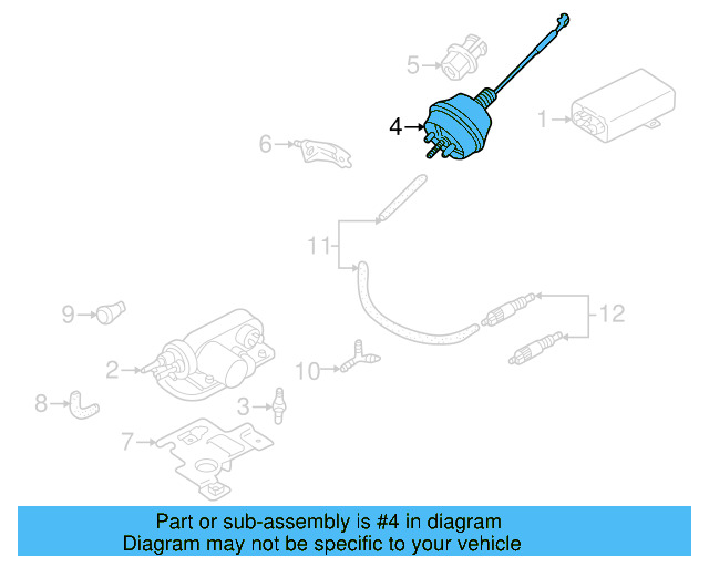 Cruise Servo 1H0-907-327 - View 2