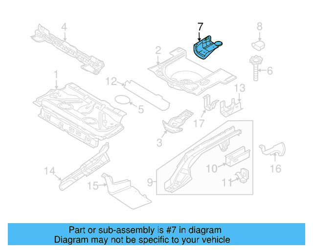 Seat Track 1J0-802-259 - View 11