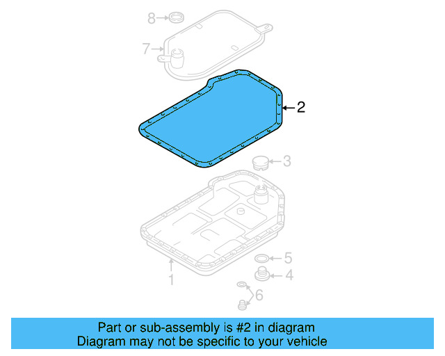 Pan Gasket 01V-321-371 - View 6