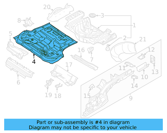Corner Reinforced 5C0-802-173 - View 12