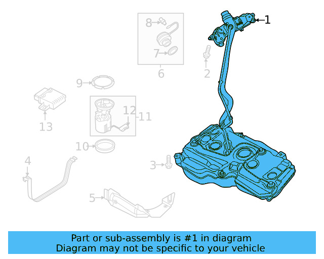 Fuel Tank 5QM-201-055-C - View 2