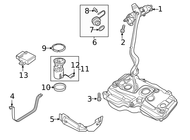 Fuel Pump Assembly 5QM-919-051-H - View 4
