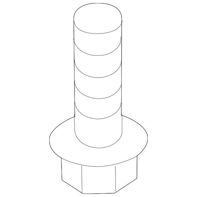 Tank Strap Bolt N-912-296-01 - View 4