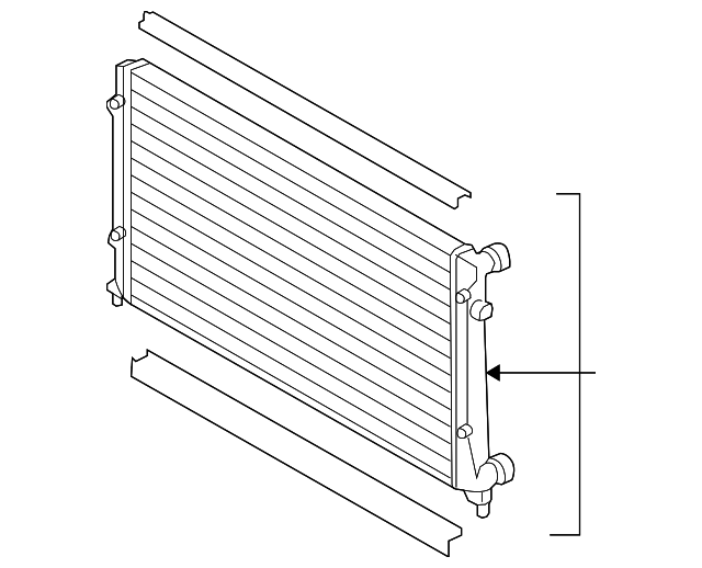 Radiator 1K0-121-251-AB - View 8