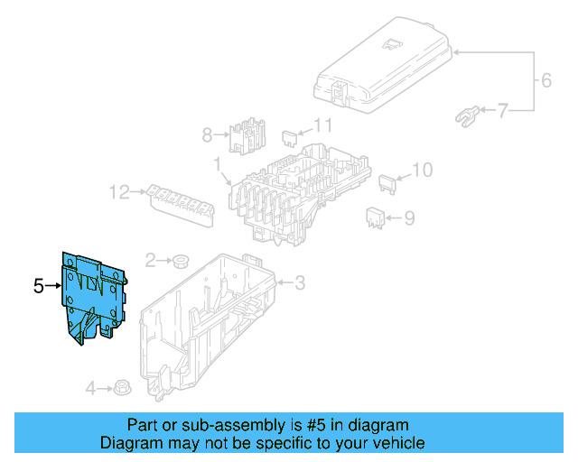 End Plate 5Q0-927-165-G - View 8