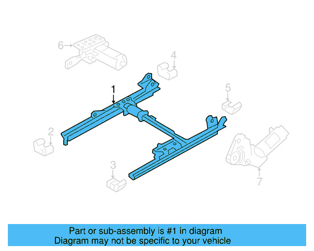 Seat Adjuster 8K0-881-183-A - View 8