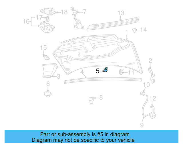 Lid Stopper 1H5-827-499 - View 4