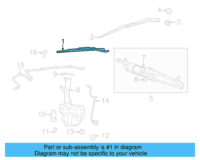 Wiper Blade 7B0-955-425-A - View 6