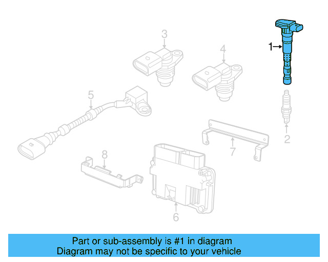 Ignition Coil 07K-905-715-G - View 44