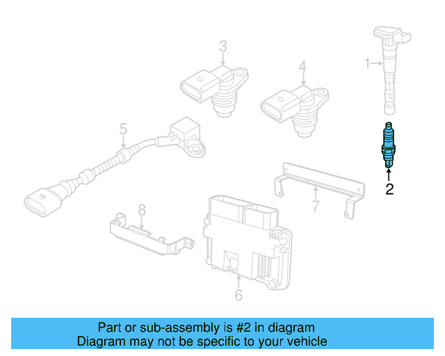Spark Plug 06H-905-601-A - View 18