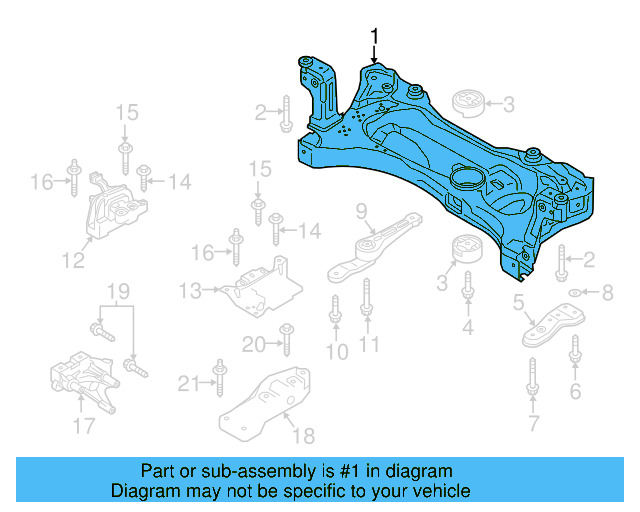 Engine Cradle 5WA-199-315-F - View 19