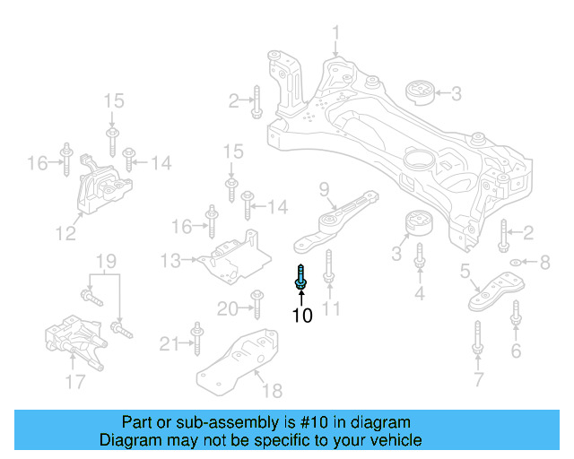 Bushing Kit Bolt N-912-010-01