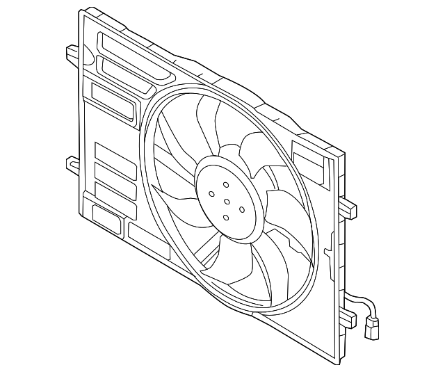 Fan Assembly 5Q0-121-203-DE - View 3