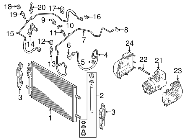 A/C Refrigerant Line O 4E0-260-749-A - View 48