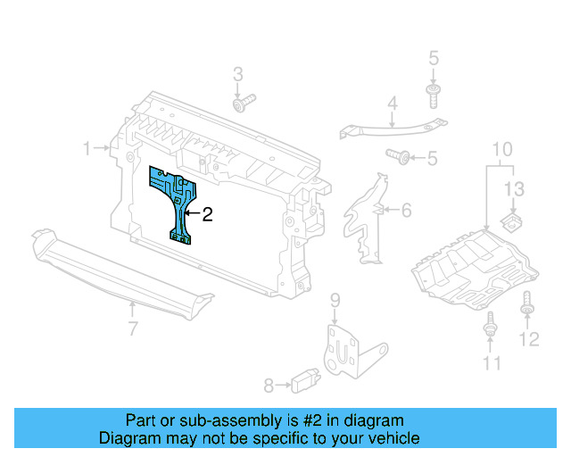 Center Support 5N0-805-567-B - View 4