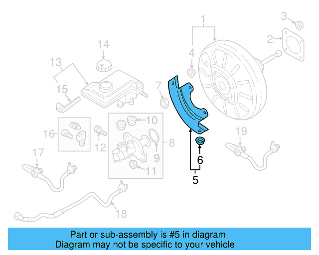 Heat Shield 5Q1-612-163-A - View 13
