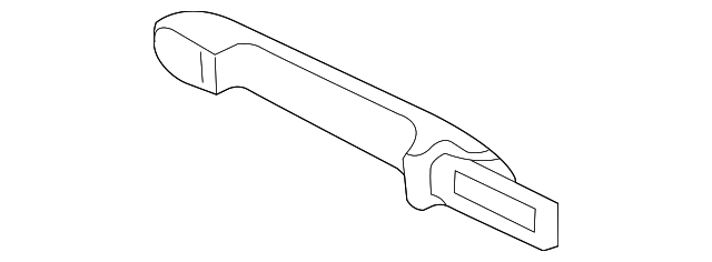 Handle, Outside (Unpainted) 3b0837207ggru - View 16