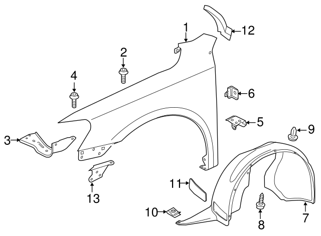 Fender Liner U N-909-591-01 - View 122