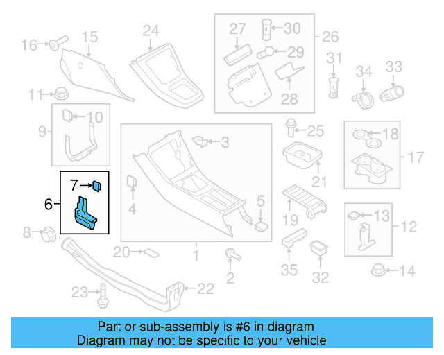 Floor Duct 5M1-819-152 - View 2