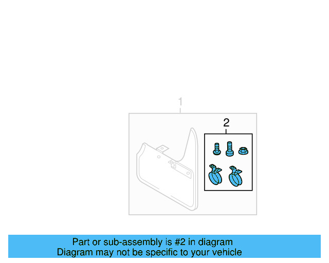 Splash Guard Kit Mount Kit 1C0-075-711-B - View 6