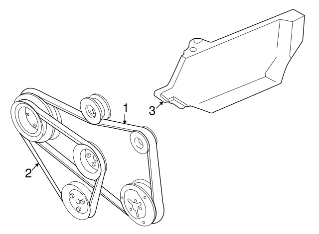 Belt Cover 1H0-825-250-A-01C - View 3