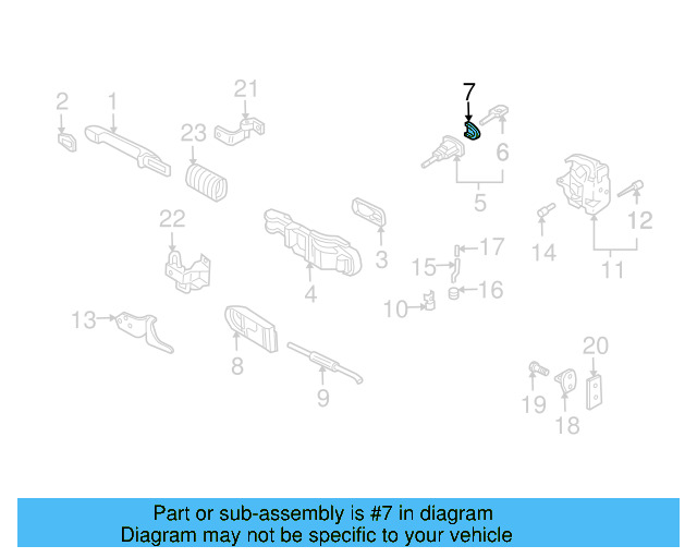 Lock Cover 1J0-837-350-A