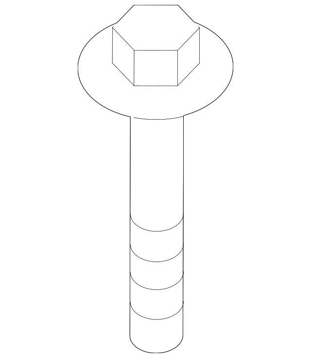 Headlamp Assembly Bolt N-911-996-01 - View 3