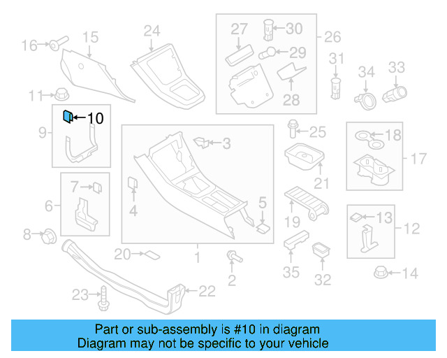Quarter Panel Splash Shield Nut N-907-579-01 - View 121