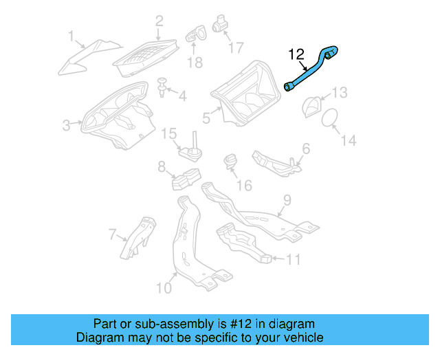 Air Hose 5M1-816-311 - View 3