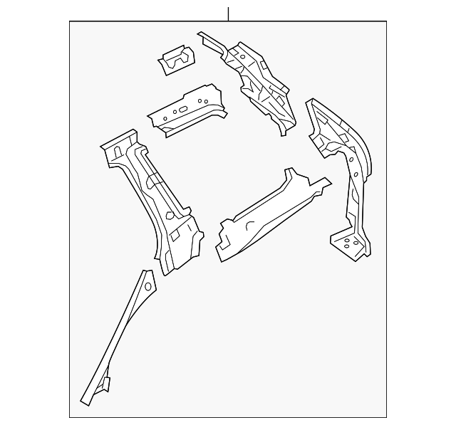 Inner Panel Assembly 7P6-809-404-A