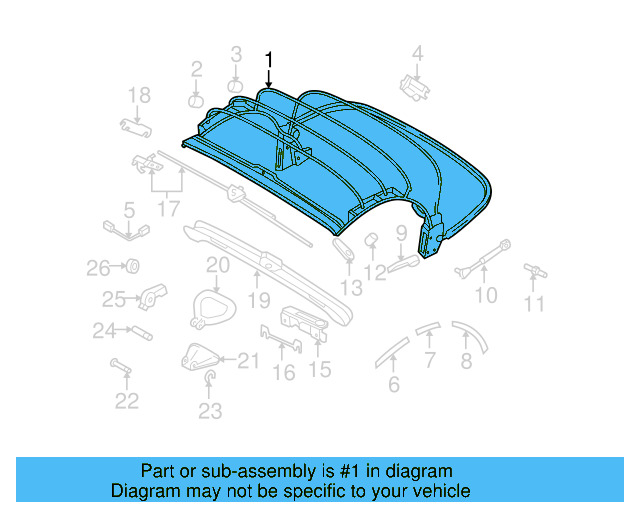 Top Frame 1Y0-871-025-J - View 4