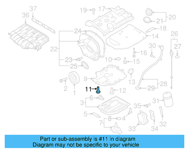 Engine Cylinder Head Bolt N-101-562-06 - View 6