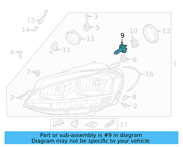 Low Beam Bulb N-103-201-06