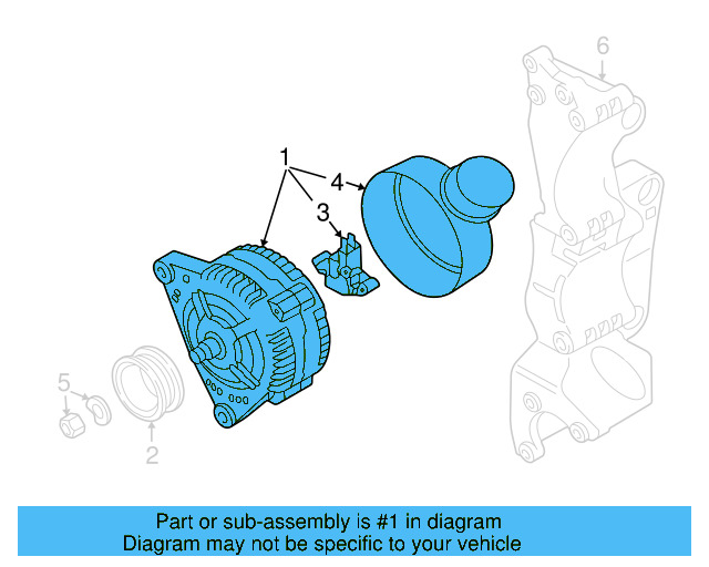 Alternator 028-903-029-G - View 4