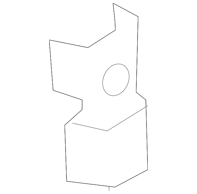 Handle, Inside Clip 3B0-837-200 - View 2