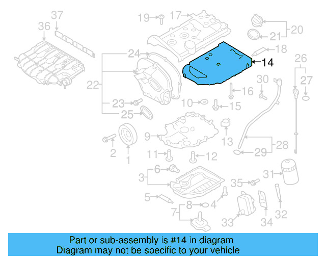 Oil Pan 06J-103-603-BD - View 20