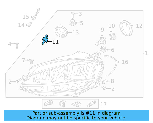 Low Beam Bulb N-103-201-06 - View 11