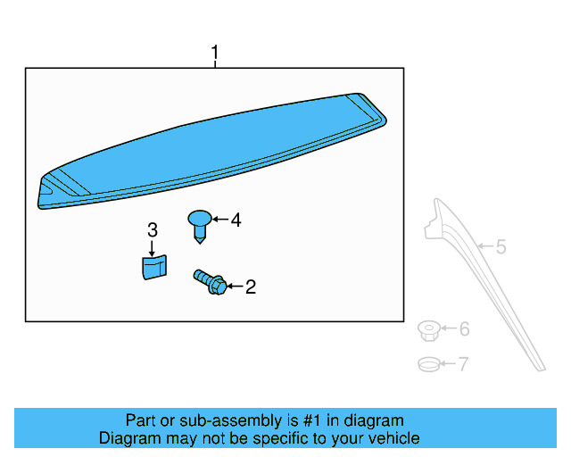 Spoiler End 5G6-805-945-C-041 - View 9