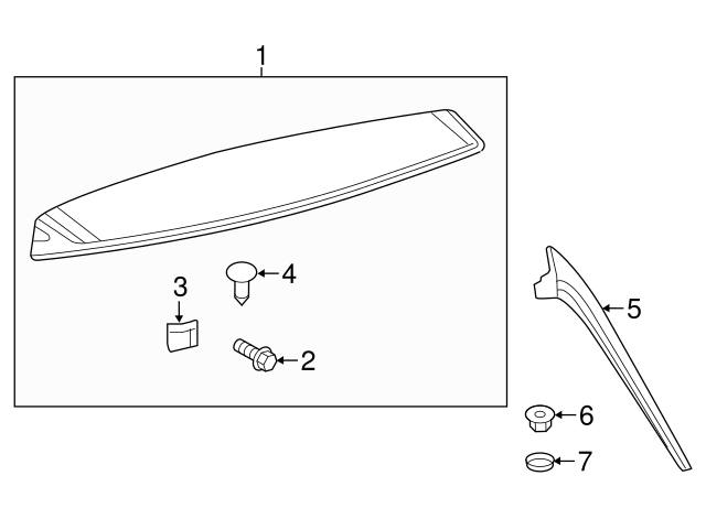 Spoiler Assembly U N-905-266-02 - View 2