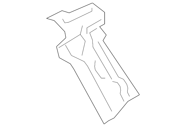 Front Pillar Reinforcement 7P0-809-717-A - View 3