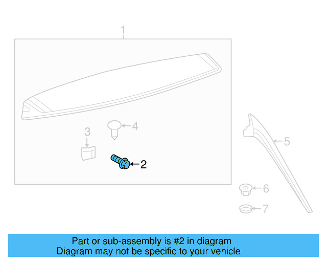 Spoiler Assembly Bolt N-106-216-02 - View 9