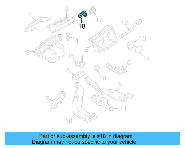 Air Quality Sens Bracket 1K0-971-939-C - View 32