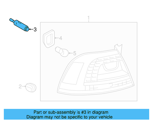 Tail Lamp Assembly Gasket 7P6-945-192