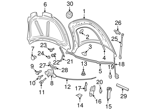 Lock & Switch Bolt N-908-073-01